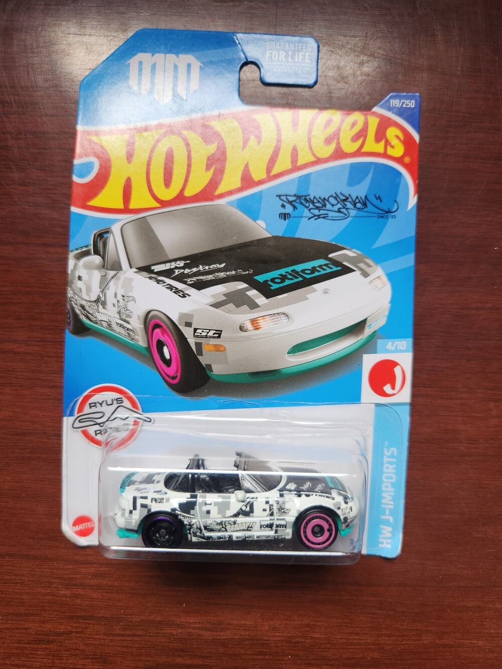 Hot Wheels 2022 HW J-Imports '91 Mazda MX-5 Miata White 4/10 New Sealed